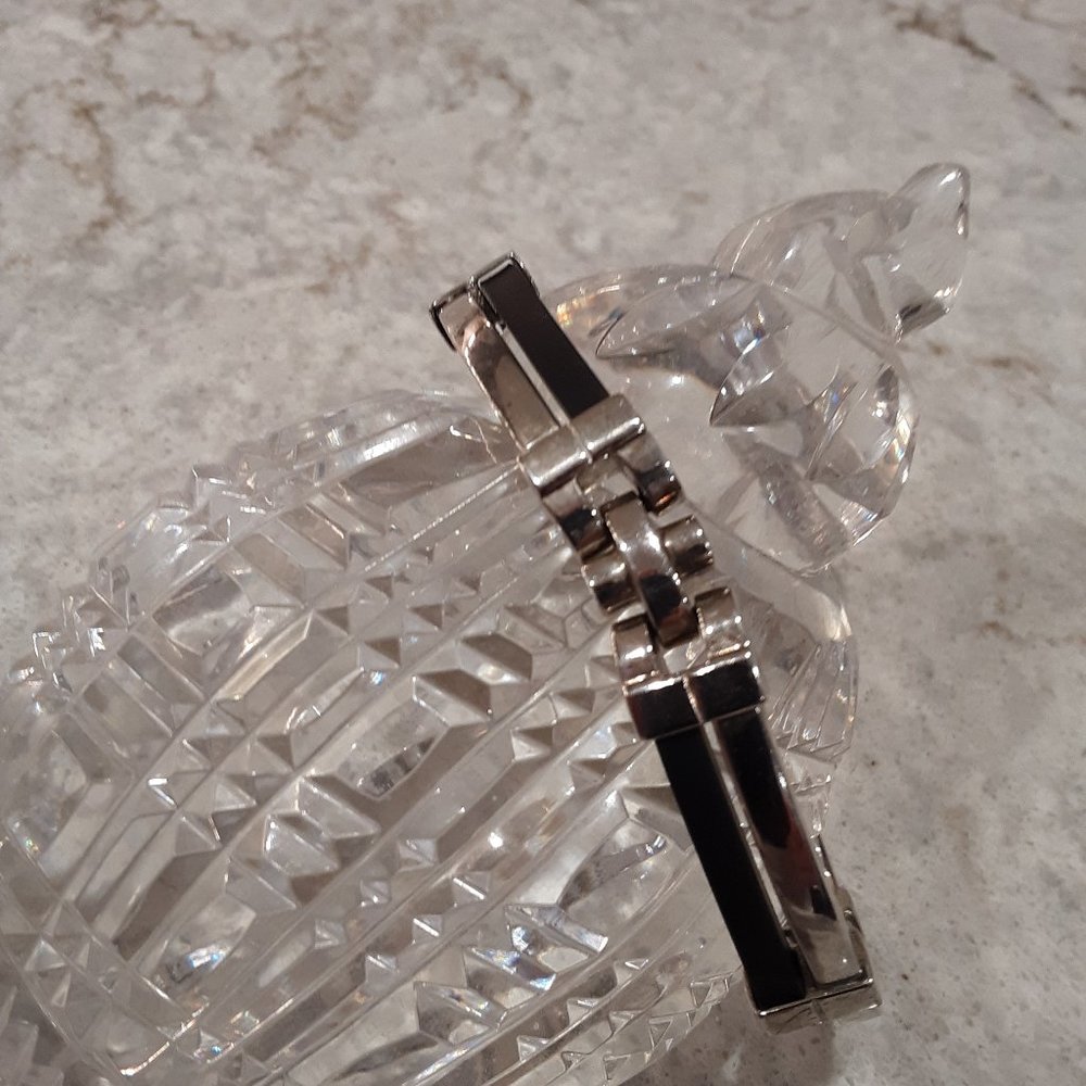 Silver (925) and Rubber Link Bracelet